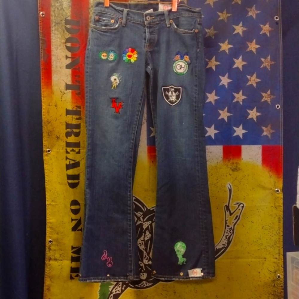 Custom Embroidered Jeans